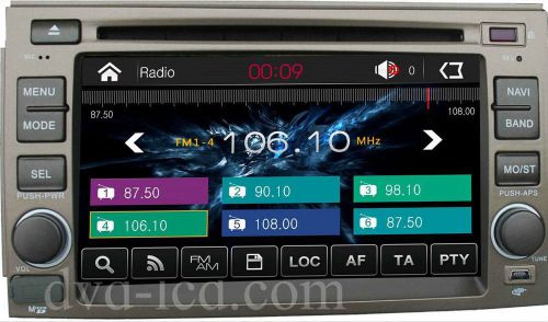 Car dvd player gps navigation system radio stereo tv ipod for hyundai azera