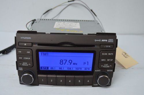 2009 2010 hyundai sonata am fm mp3 aux cd player 96185-3k100 tested p45#006