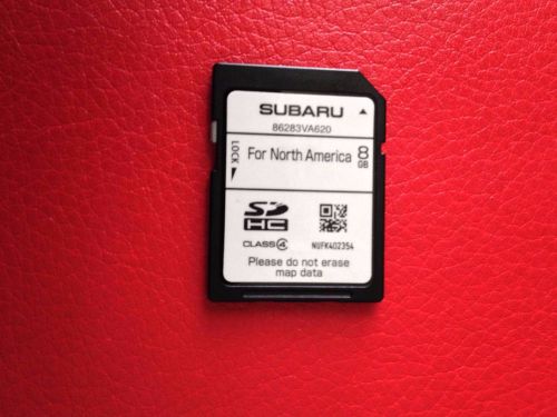 Subaru navigation nav sd card oem genuine 86283va620 map data north america