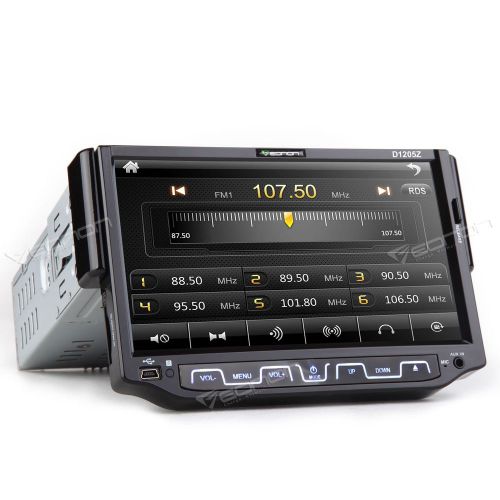 7&#034; head unit car dvd player u mp3/usb/sd/cd/bt digital touch screen detachable