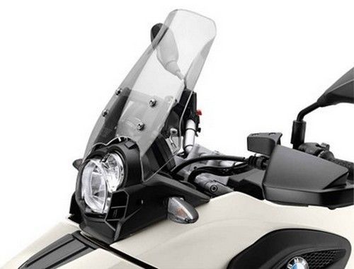 Bmw genuine motorcycle alpine white tinted high windshield g650gs sertao