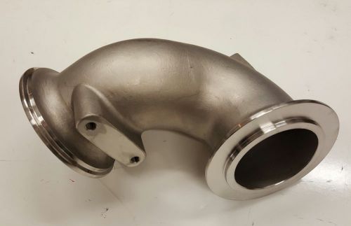 Stainless steel exhaust elbow replaces yanmar p/n 119575-13300 6ly2-ste