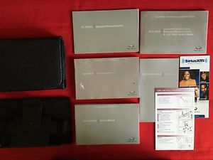 2012 infiniti g factory owners manual set and case