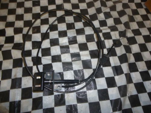 1982,83,84,85,86,87,88,89,90,91,92 trans am hood latch cable with handle!!!!