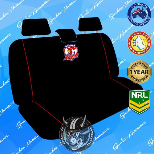 Sydney roosters rear, back car seat cover, official nrl, universal size!
