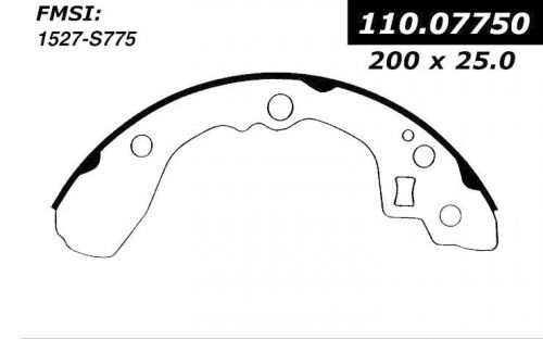 Brand new qualitee 111.07750 rear brake shoes fits vehicles listed on chart