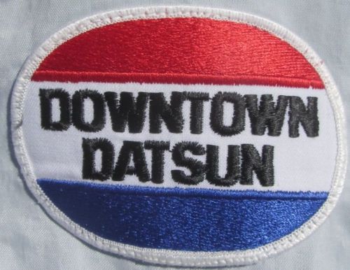 Vintage downtown datsun advertising wind-breaker jacket meduim - genuine vintage