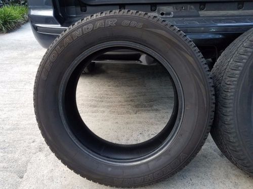 Yokohama geolandar g96b 245/60r20 tire; no patch, 82% of tread remaining