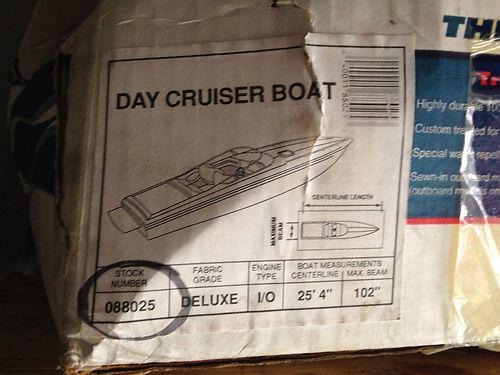 Taylor made boat cover daycruiser i/o 24'5"-25'4" 102" semi-custom cover