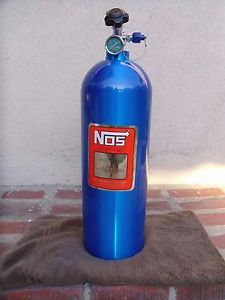 20 lb nos bottle electric blue nitrous oxide systems