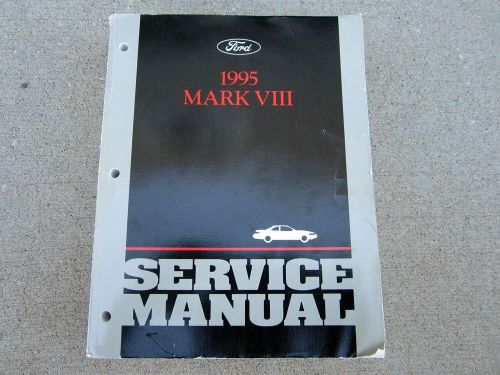 1995 lincoln mark viii factory ford service manual repair book