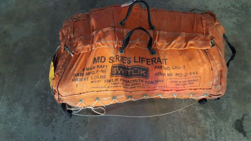 Switlik md2 life raft meticulously maintained 6 person