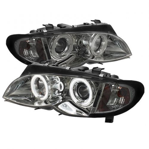 Spyder auto 5042453 ccfl halo projector headlights chrome/smoked