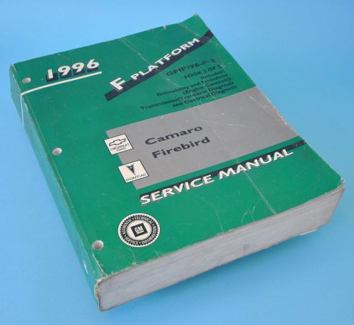 1996 camaro &amp; firebird factory service manual, vol. 2, chevrolet pontiac
