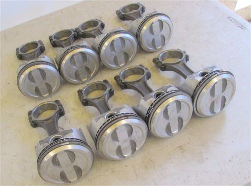 Sealed power trw small block chevy 350 forged dished pistons l2403 &amp; forged rods