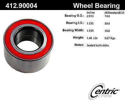 Centric 412.90004e standard axle ball bearing