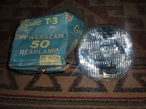 Nos guide t-3 6 volt powerbeam 50 headlamp