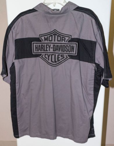 Harley-davidson logo garage shirt xl 99102-10vm