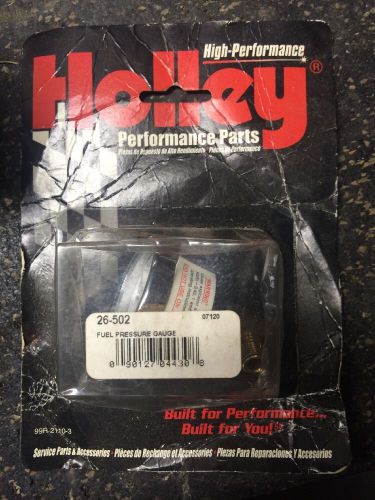 Holley performance 26-502 mechanical fuel pressure gauge * new *