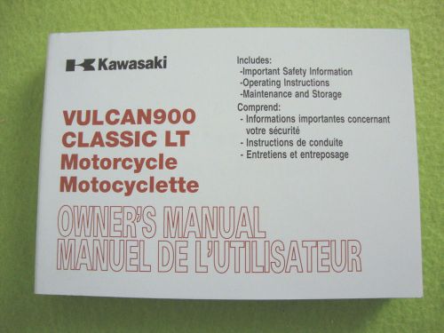 2006 genuine kawasaki vulcan 900 classic lt owner&#039;s manual oem 99929-1911 nos