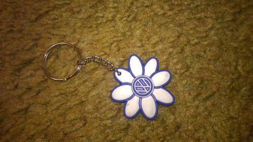 Key ring key chain rubber daisy new