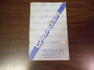 1982 chevrolet cavalier owner&#039;s manual in sleeve with extras
