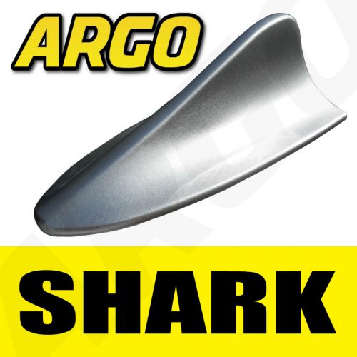 Silver shark fin dummy imitation replica aerial decorative spoiler antenna