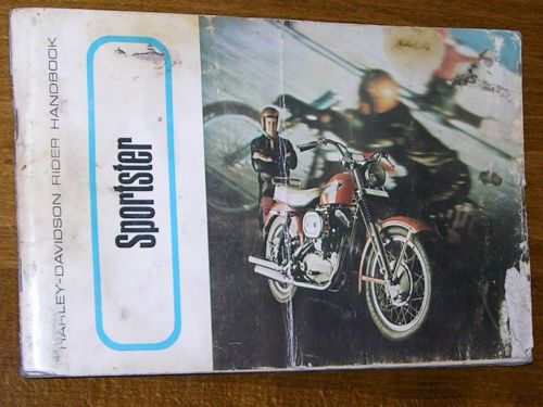Harley davidson sportster 1969 rider hand book
