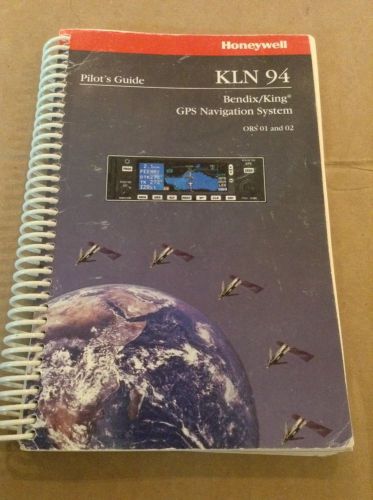 Bendix king kln94 pilot&#039;s guide gps navigation system manual