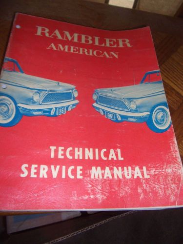 1961 rambler american technical service manual