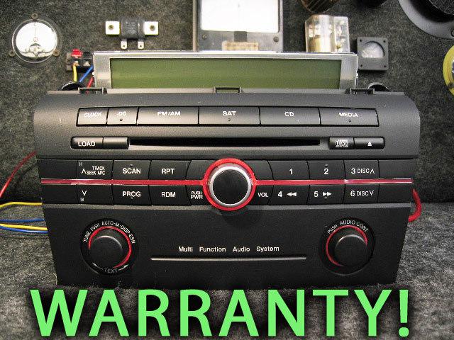 Mazda3 cd disc player sat xm radio 04 05 06 07 08 09 mazda 3 br9e66ar0 14794078