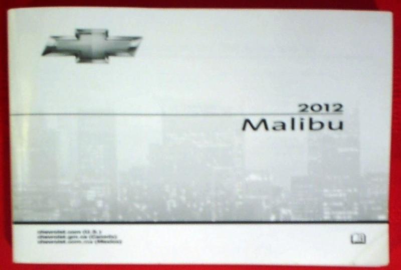 2012 chevrolet malibu  owner's manual