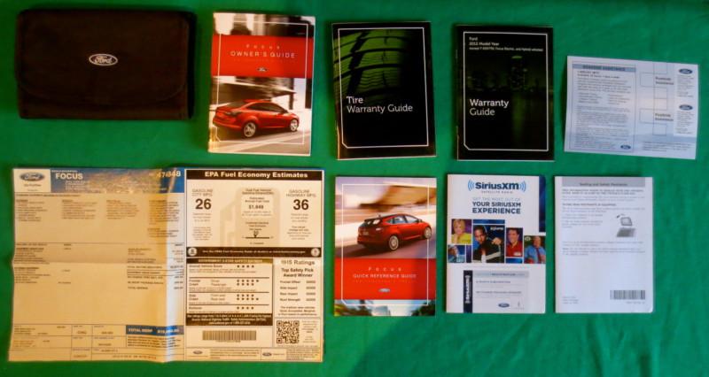 2012 12  ford focus owners manual j5