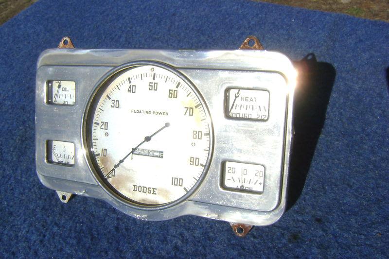 1936 36 dodge floating power speedometer gauge cluster rat rod hot rod 