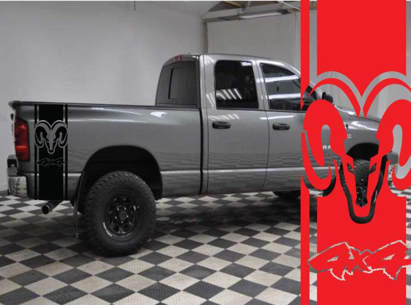 Dodge ram  decals stripes 4x4  kit for any dodge