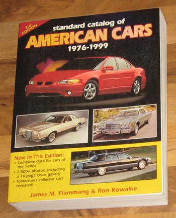 1976-1999 standard cars catalog_trans am/fiero/z28/svo/mustang/corvette/pace