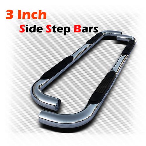 01-03 f150 supercrew cab stainless steel 3" side step nerf bars running board