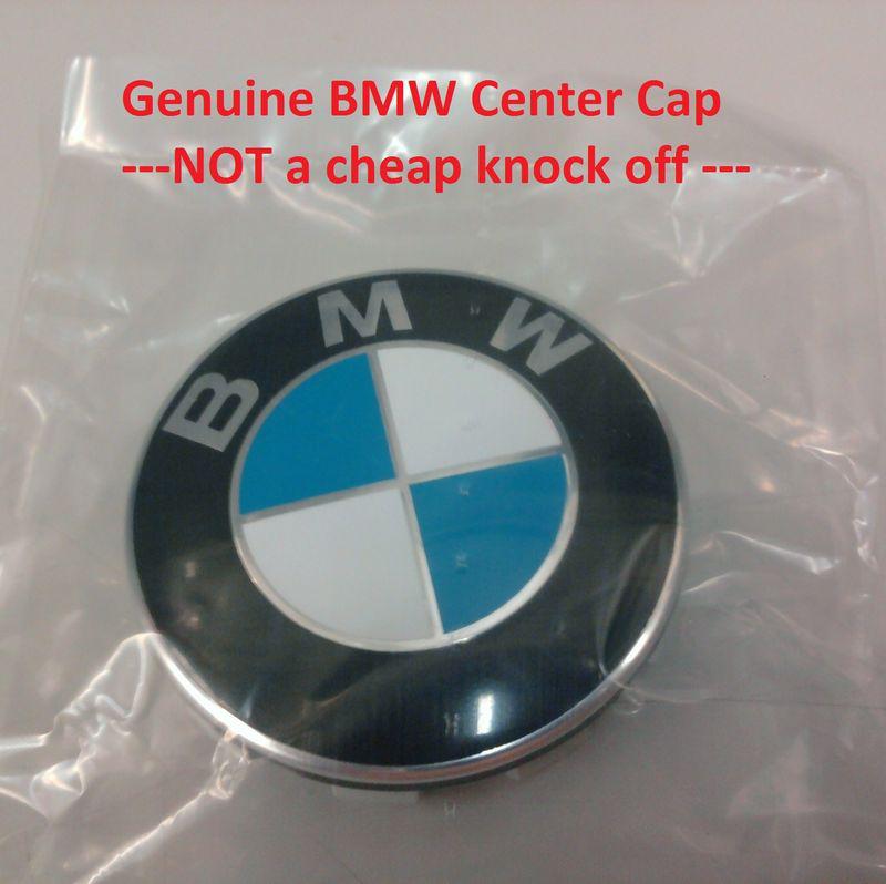 Bmw wheel center cap- new factory oem item - fits 1, 3, 5, 6 series + x3, x5, x6