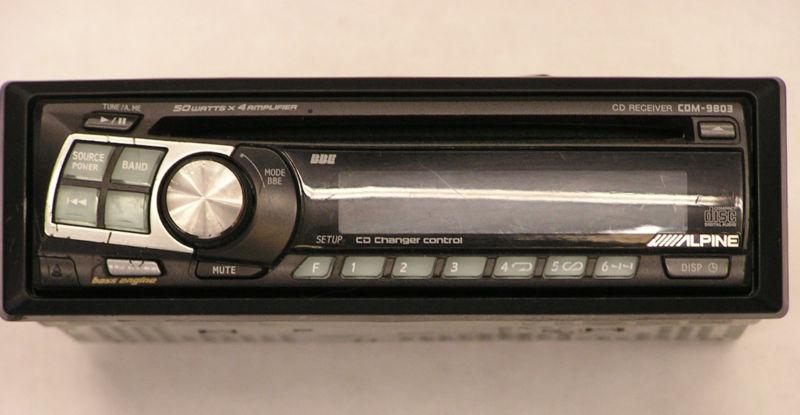 Alpine cd receiver player, model cdm-9803,  50 watts x 4 amplifier