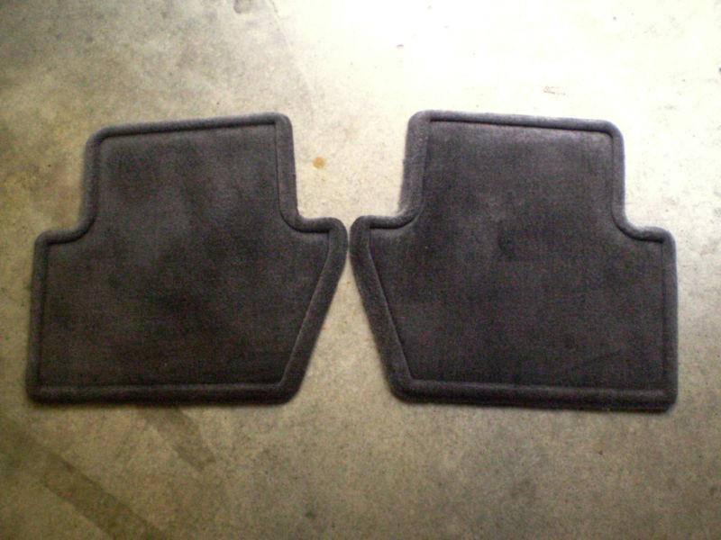 Genuine volvo 850 rear floor mats left and right  gray