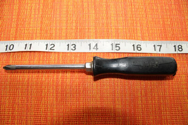 Snap on  tools  phillips head  no 2 screw  driver black handle
