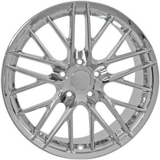 Chevrolet corvette factory wheel rim 5455 chrome 2010-2011