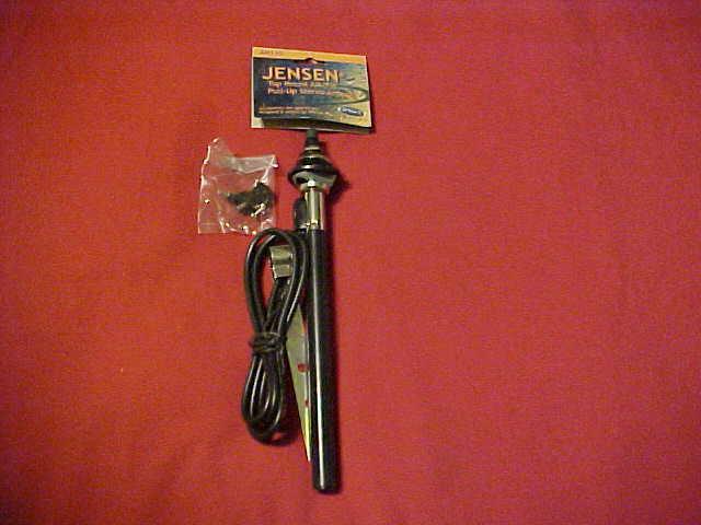 Jensen top mount am/fm pull-up stereo antenna, new in the pack.