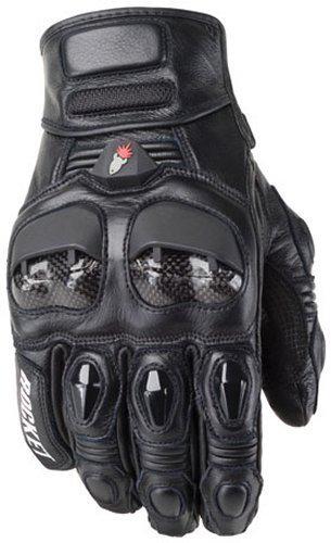 Joe rocket moto-air leather gloves black l/large