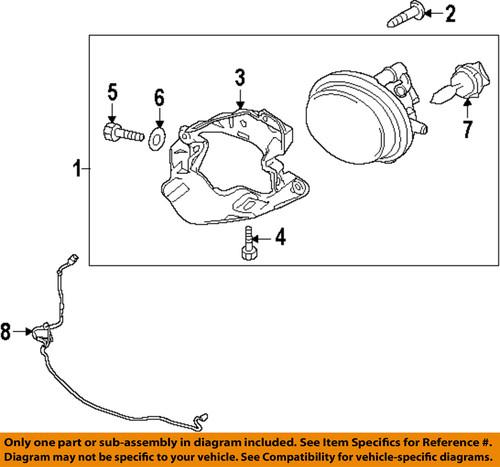 Mazda oem 0000119006 fog lamp bulb