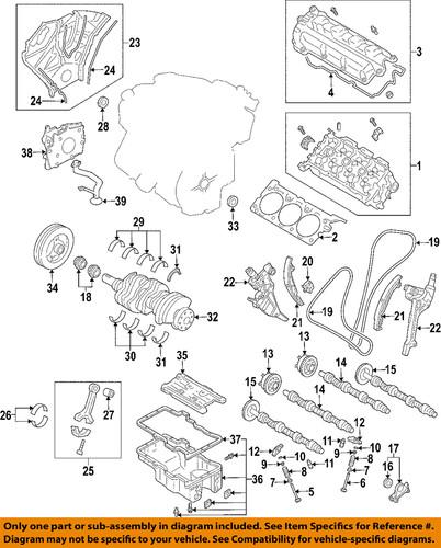 Mazda oem aj5t12610 engine timing chain guide/timing miscellaneous
