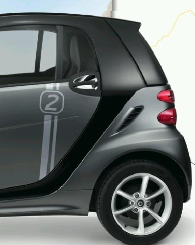 Genuine smart fortwo b-pillar passenger side rear top piece paneling black #180