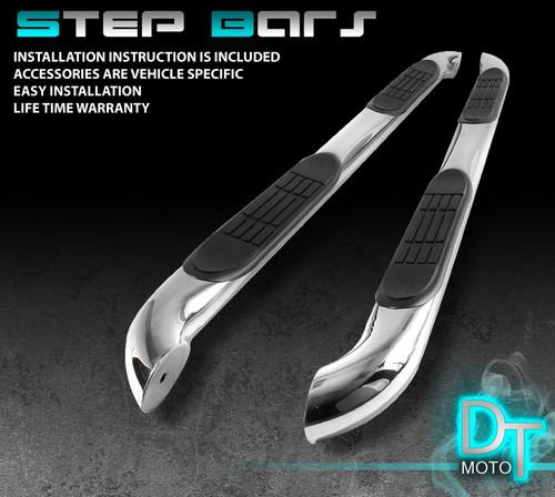 07-12 mitsubishi outlander t-304 stainless steel side step bar running board