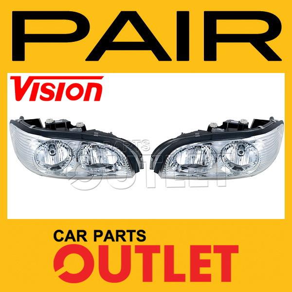 97-05 buick park avenue driver headlamp gm2502160 passenger head light gm2503160