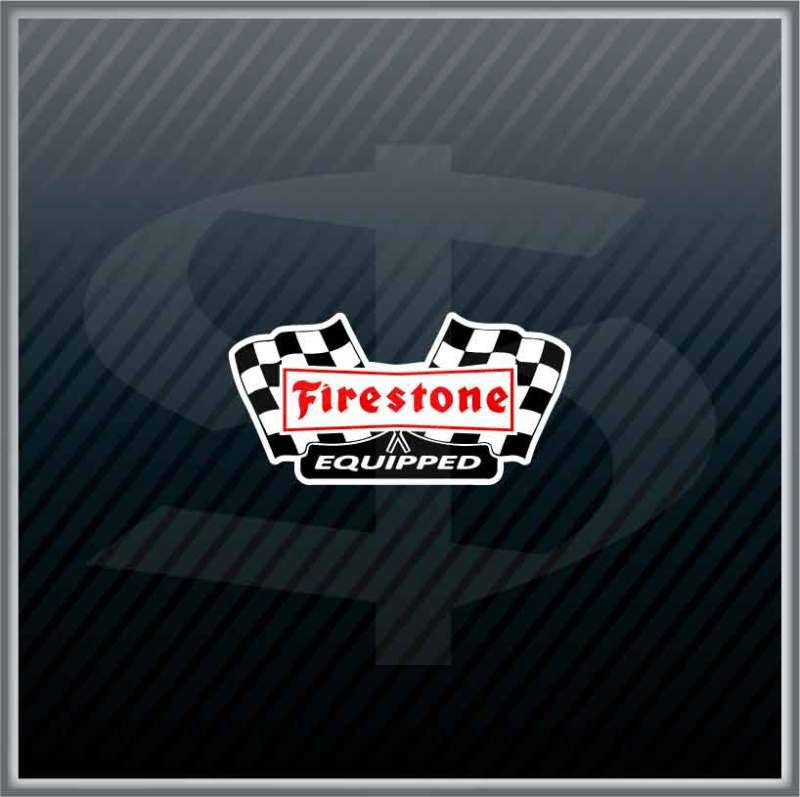Firestone equipped motorsport racing car truck sticker decal